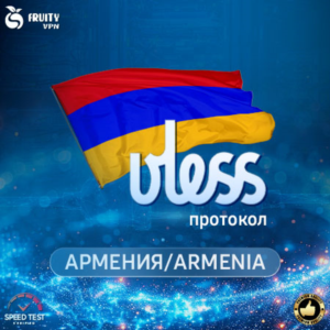 VPN VLESS 🛡️ Армения 🌍Скорость 2 Gb⚡Работает в РФ✊🏻