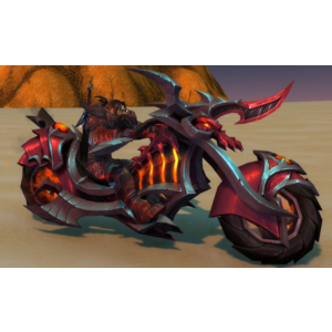 Закаленный Ненавистью Жароцикл - уникальный промо-маунт