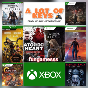 XBOX ИГРОВЫЕ АККАУНТЫ - СБОРНИКИ ИГР