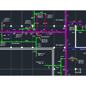Проект ВК. Внутренний водопровод и канализация
