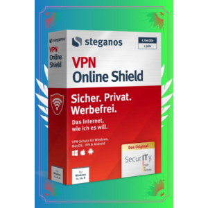 🛡️ Steganos VPN Online 🔑 Лицензионный ключ на 1 год