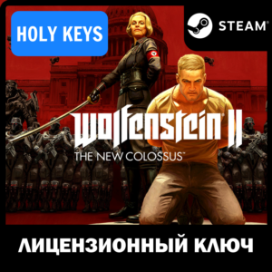 🔥WOLFENSTEIN II THE NEW COLOSSUS DELUXE EDITION🔑STEAM