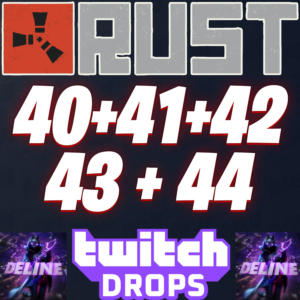 RUST TWITCH DROPS ✅ 40+41+42+43+44 РАУНДЫ (61 СКИН) ✨