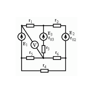 Задача 013006-0000-0001 (решение от ElektroHelp). Расчет сложной цепи постоянного тока.