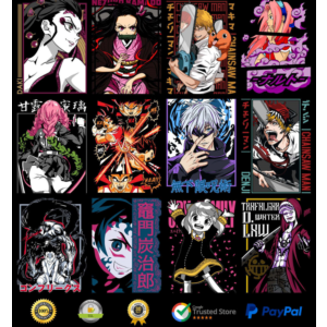 Мега-набор из 10 000 дизайнов аниме для печати по запро