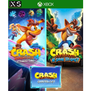 ⭐️ N. Sane Trilogy +Crash Bandicoot 4 Time Xbox One X|S