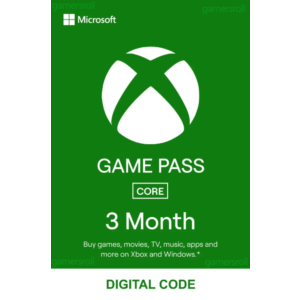 Xbox Game Pass Core 3 месяца - Xbox Live Gold Global