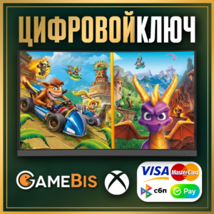 🟢 Набор Crash Team Racing Nitro-Fueled + Spyro XBOX 🔑