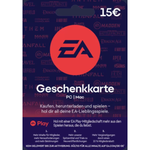 🇪🇺EA Game Cash Card 15 EUR - 25 EUR (EU)