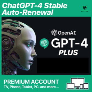 ChatGPT 4 Plus 30 дней Совместный аккаунт 5 ПОЛЬЗОВАТЕЛ