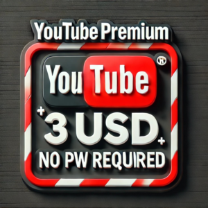 youtube premium 1-12month, no password required