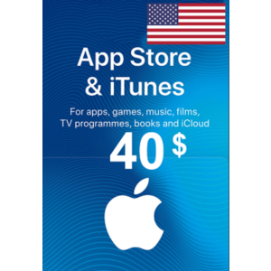 iTunes Gift Card $40 USA - без комиссии