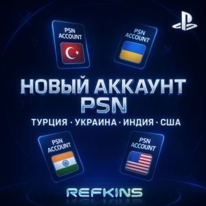 НОВЫЙ АККАУНТ PSN | ТУРЦИЯ УКРАИНА ИНДИЯ США ТУРЕЦКИЙ