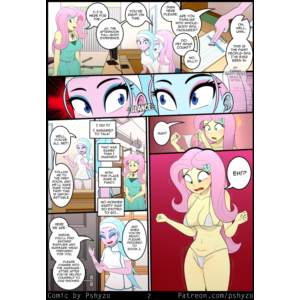 Комикс В массажном салоне 18+