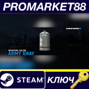 ⭐  PAYDAY 2 - Army Gray Weapon Color DLC Steam КЛЮЧ