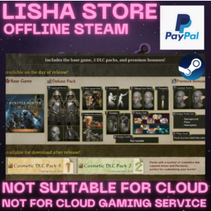 Monster Hunter Wilds Premium Deluxe Ed Стим на 90 дней