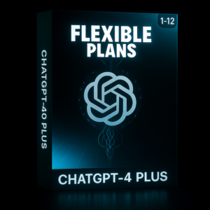 ChatGPT Plus Подписка – Гибкие планы (1-12) Месяц