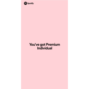 Spotify PREMIUM INDIVIDUAL 12 MONTHS