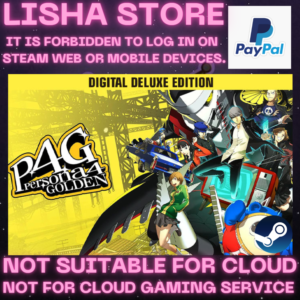 Persona 4 Golden Digital Deluxe Ed Стим на 90 дней