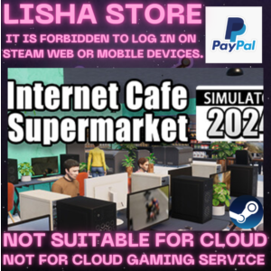 Internet Cafe Supermarket Simulator 2024 Steam 90 days
