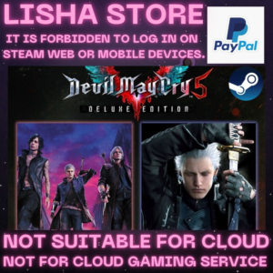 Devil May Cry 5 Deluxe Edition+Vergil Стим на 90 дней