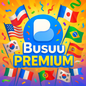🎓ПОДПИСКА BUSUU PREMIUM ГОД  НА ВАШ АККАУНТ🎓