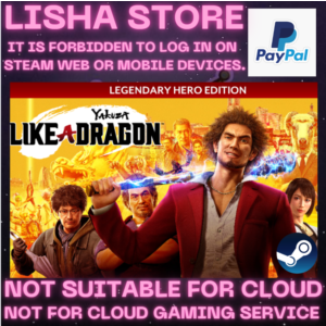 Yakuza Like a Dragon Legendary Hero Ed Стим на 90 дней
