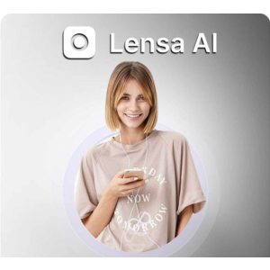 ⚡️Фото-видео и редактор Lensa Ai🩷1 месяца ✅
