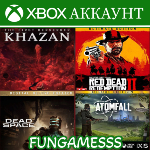 The First Berserker Khazan + Atomfall + RDR 2 XBOX