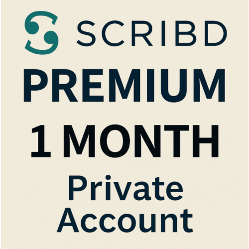 SCRIBD PREMIUM 1 МЕСЯЦ Частный аккаунт