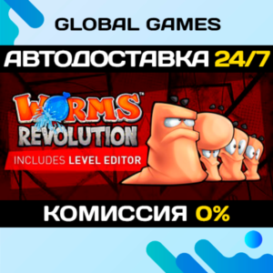 Worms Revolution🔑Steam Ключ РФ+СНГ