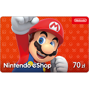 Nintendo eShop Польша 70 PLN - 500 PLN