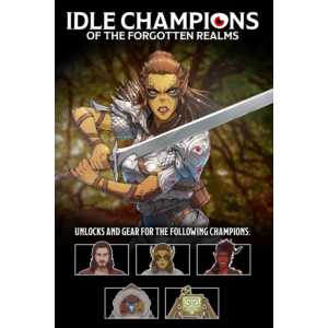 🟢 Idle Champions Five Free Champions Lae'zel's🟢XBOX🟢