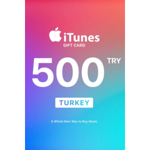 🍏🇹Подарочная карта Apple iTunes 500 TRY Турция🇹🇷🍏