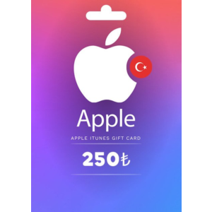 🍏🇹Подарочная карта Apple iTunes 250 TRY Турция🇹🇷🍏