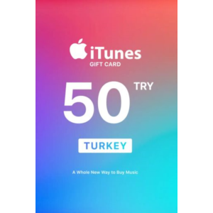 🍏🇹Подарочная карта Apple iTunes 50 TRY Турция🇹🇷🍏