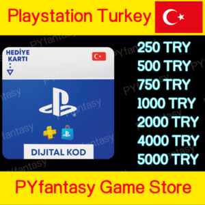 Playstation Network PSN🔵250-500-750-1000 TRY (Turkey)