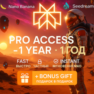 Perplexity AI Pro + comet | 1 год | Легко | Мгновенно