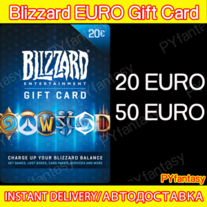 🔑BattleNet Gift Card❤️BLIZZARD 20-50 Евро 🎁FAST!