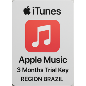 Apple  iTunes Music 3 Months Trial Key  BRAZIL Instant