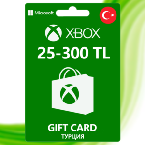✅XBOX Gift Card [25-300 TL] Турция