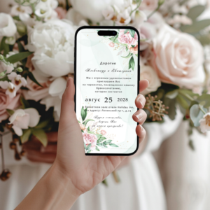 Приглашения на свадьбу №wed_25_7