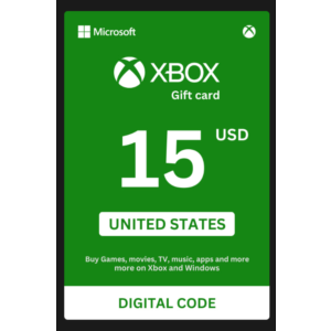 🎁 Xbox Карта Пополнения 15$ (USD) США 👑