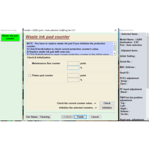 Epson L6260 L6270 L6290 Adjustment Program