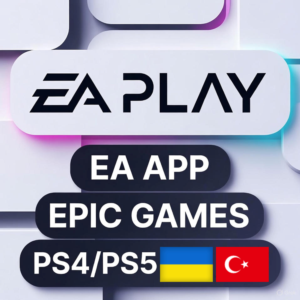 EA APP/EPIC | PS Турция/Украина --- EA PLAY 1-12 мес