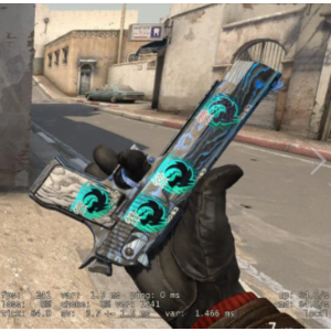 Desert Eagle | Blue Ply С 4 СЛУЧАЙНЫМИ НАКЛЕЙКАМ