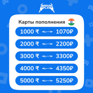 ☑️ Коды/пополнения PlayStation Store (Индия) — АВТО