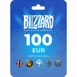 Blizzard Gift Card 100 EUR Battle.net | Регион EU 0%