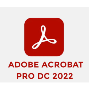 Adobe Acrobat Pro DC 2022  Windows 1 Device  Lifetime