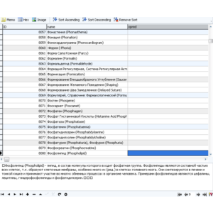 MySQL dump базы данных болезней и симптомов. (контент)